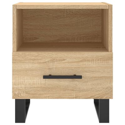 vidaXL Bedside Cabinets 2 pcs Sonoma Oak 40x35x47.5 cm Engineered Wood