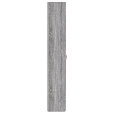vidaXL Office Cabinet Grey Sonoma 60x32x190 cm Engineered Wood