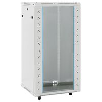 vidaXL 22U Network Cabinet 19" IP20 Grey 60x60x120 cm