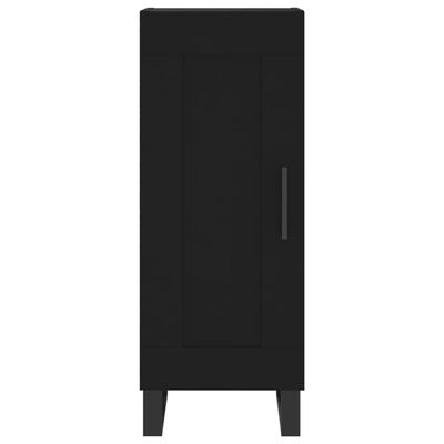 vidaXL Sideboard Black 34.5x34x90 cm Engineered Wood