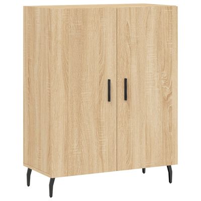 vidaXL Sideboard Sonoma Oak 69.5x34x90 cm Engineered Wood