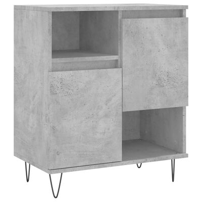 vidaXL Sideboard Concrete Grey 60x35x70 cm Engineered Wood