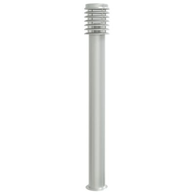 vidaXL Outdoor Floor Lamp Silver 110cm Stainless Steel