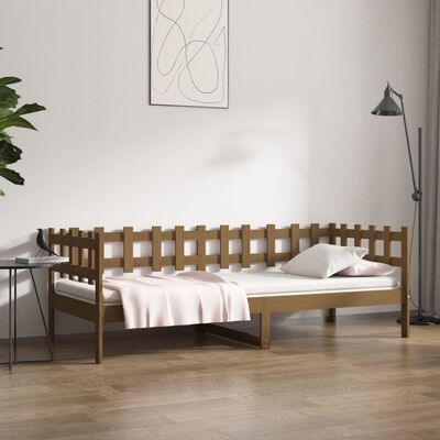 vidaXL Day Bed without Mattress Honey Brown 80x200 cm Solid Wood Pine