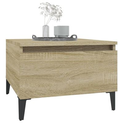 vidaXL Side Tables 2 pcs Sonoma Oak 50x46x35 cm Engineered Wood