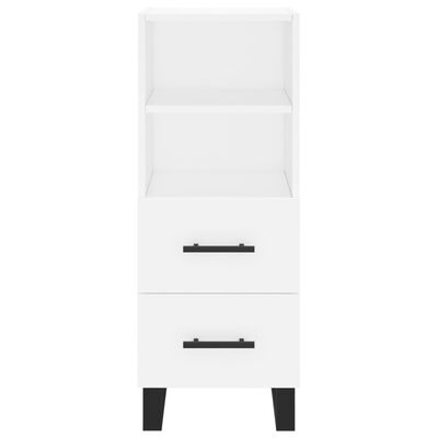 vidaXL Highboard White 34.5x34x180 cm Engineered Wood