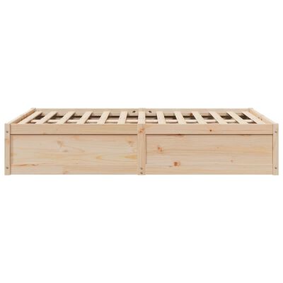 vidaXL Bed Frame without Mattress 120x200 cm Solid Wood Pine