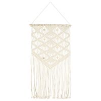 vidaXL Macrame Wall Hanger 40x80 cm Cotton