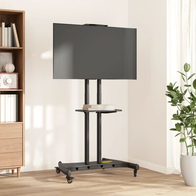 vidaXL TV Stand on Wheels 32-70 Inch Screen Max VESA 600x400 mm 60kg