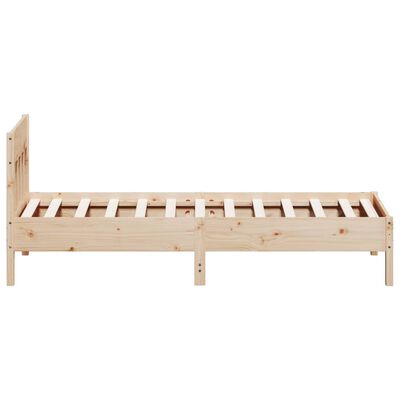 vidaXL Bed Frame without Mattress 100x200 cm Solid Wood Pine