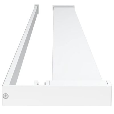 vidaXL Shower Shelf for Walk-in Shower Wall White 100 cm Aluminium