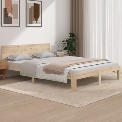 vidaXL Bed Frame without Mattress 150x200 cm King Size