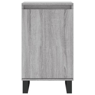 vidaXL Sideboards 2 pcs Grey Sonoma 40x35x70 cm Engineered Wood