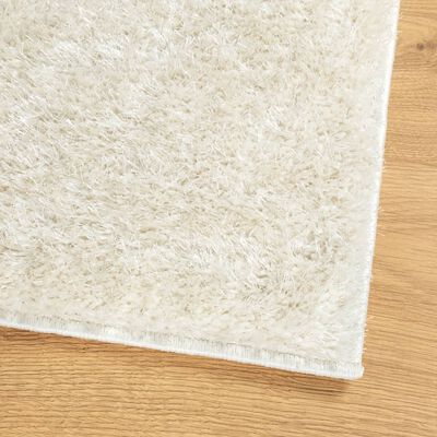 vidaXL Rug ISTAN High Pile Shiny Look Cream 100x200 cm