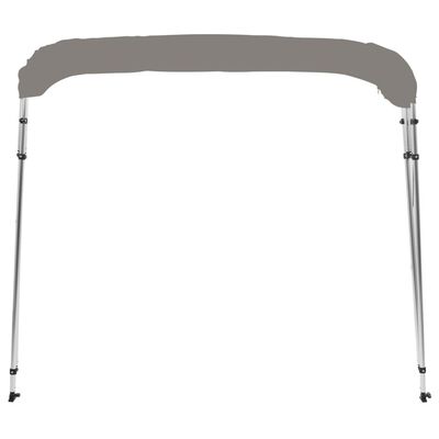 vidaXL 4-bow Bimini Top Grey 243x180x137 cm