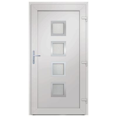 vidaXL Front Door Anthracite 108x200 cm PVC