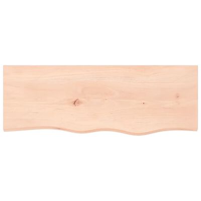 vidaXL Bathroom Countertop 80x30x(2-6) cm Untreated Solid Wood