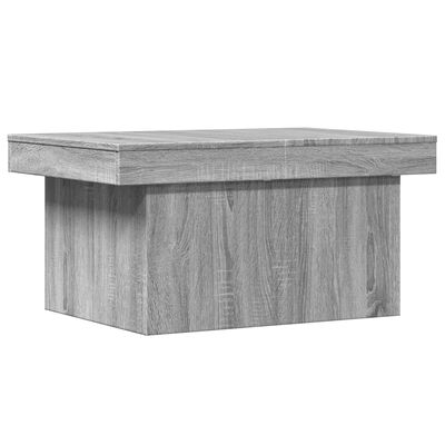 vidaXL Coffee Table Grey Sonoma 80x55x40 cm Engineered Wood