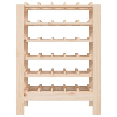 vidaXL Wine Rack 61.5x30x82 cm Solid Wood Pine