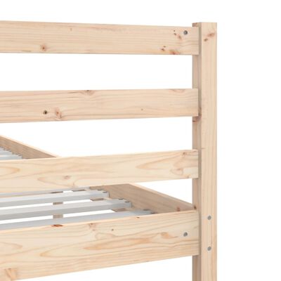 vidaXL Bed Frame without Mattress 135x190 cm Double Solid Wood