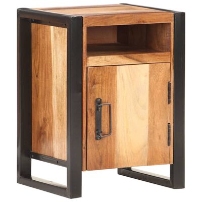 vidaXL Bedside Cabinet 40x35x55cm Solid Acacia Wood