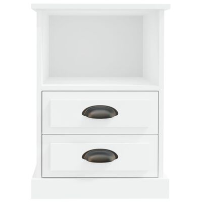 vidaXL Bedside Cabinets 2 pcs White 43x36x60 cm