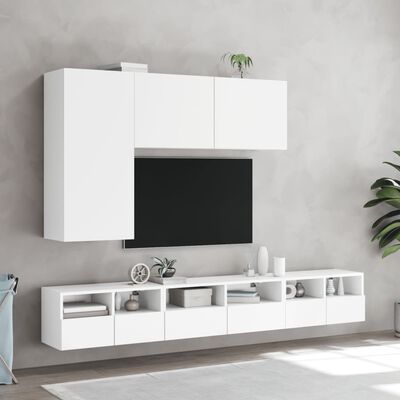 vidaXL TV Cabinet Wall-mounted White 100x30x41 cm