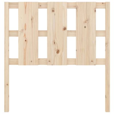 vidaXL Bed Headboard 105.5x4x100 cm Solid Wood Pine