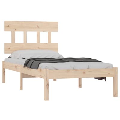 vidaXL Bed Frame without Mattress 100x200 cm Solid Wood