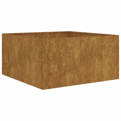 vidaXL Planter 80x80x40 cm Corten Steel