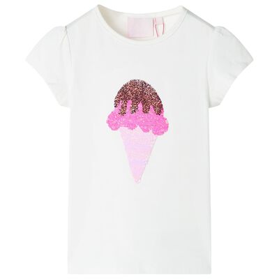 Kids' T-shirt Ecru 116