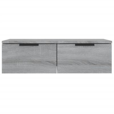 vidaXL Wall Cabinets 2 pcs Grey Sonoma 68x30x20 cm Engineered Wood