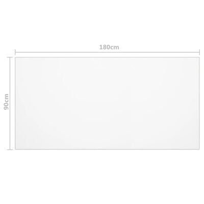 vidaXL Table Protector Matt 180x90 cm 2 mm PVC