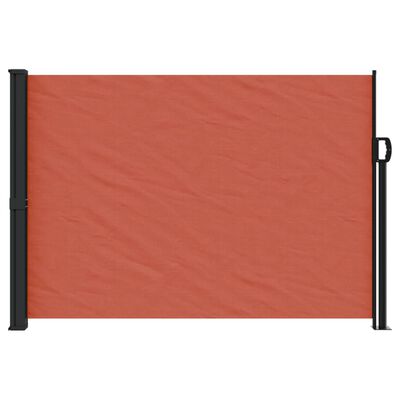 vidaXL Retractable Side Awning Terracotta 140x500 cm