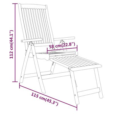 vidaXL 7 Piece Garden Dining Set Solid Wood Eucalyptus