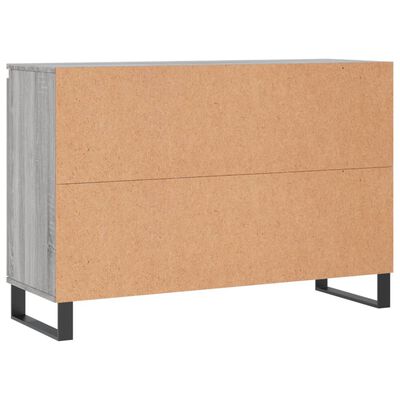 vidaXL Sideboard Grey Sonoma 104x35x70 cm Engineered Wood