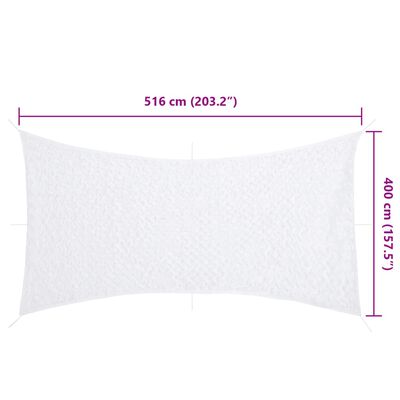 vidaXL Camouflage Net with Storage Bag 516x400 cm White