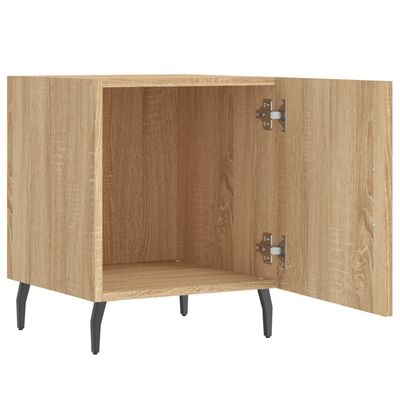 vidaXL Bedside Cabinet Sonoma Oak 40x40x50 cm Engineered Wood