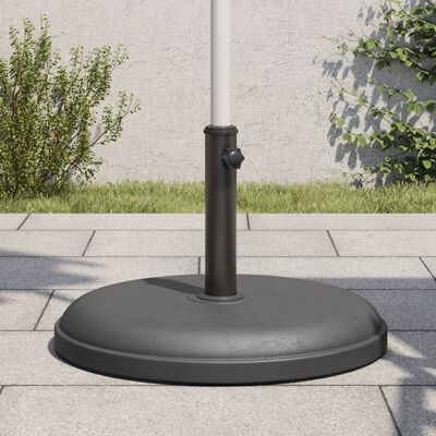 vidaXL Parasol Base for Ø32/35/38 mm Poles 25 kg Round