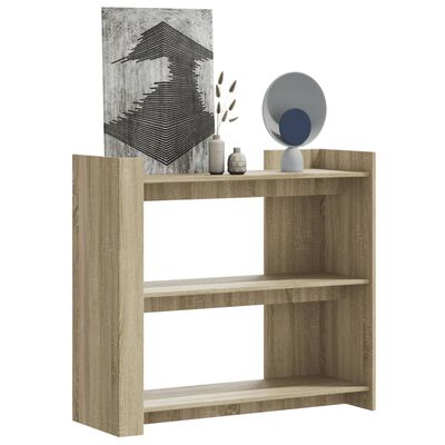 vidaXL Console Table Sonoma Oak 100x35x90 cm Engineered Wood