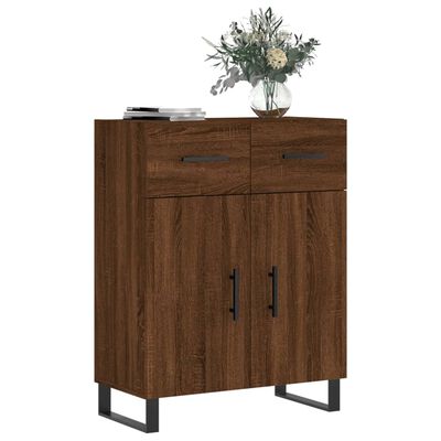 vidaXL Sideboard Brown Oak 69.5x34x90 cm Engineered Wood