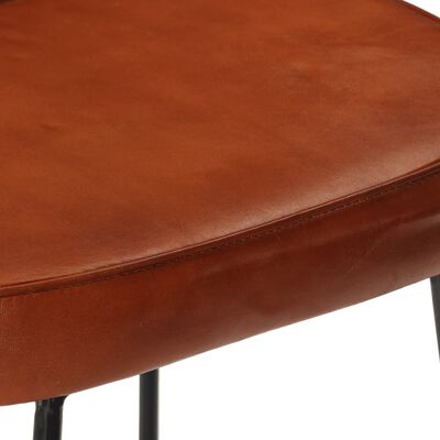 vidaXL Bar Stools 2 pcs Dark Brown 41x29x62 cm