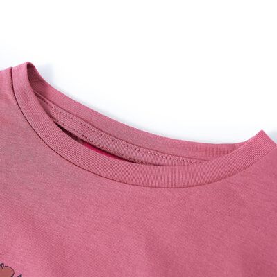 Kids' T-shirt with Long Sleeves Raspberry 92