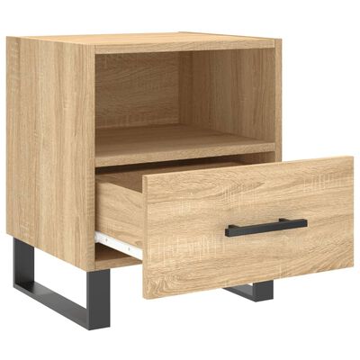 vidaXL Bedside Cabinets 2 pcs Sonoma Oak 40x35x47.5 cm Engineered Wood