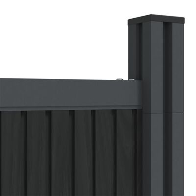 vidaXL Fence Panel Grey 1045x186 cm WPC