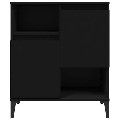 vidaXL Sideboards 3 pcs Black 60x35x70 cm Engineered Wood