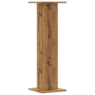 vidaXL Plant Stands 2 pcs Artisian Oak 30x30x95 cm Engineered Wood