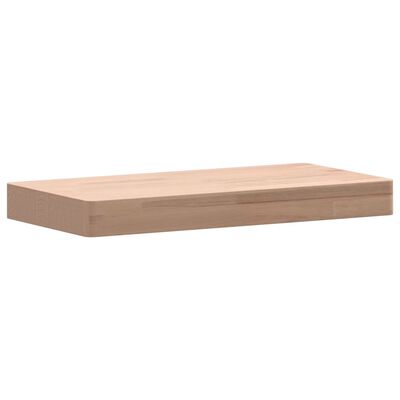 vidaXL Wall Shelf 40x20x4 cm Solid Wood Beech