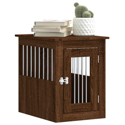 vidaXL Dog Crate Furniture Brown Oak 45x62x59 cm Engineered Wood