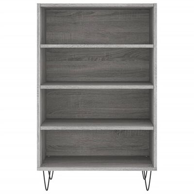 vidaXL Highboard Grey Sonoma 57x35x90 cm Engineered Wood